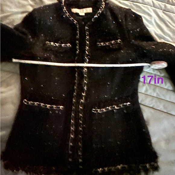 Classy sequin tweed crop jacket - Picture 12 of 15